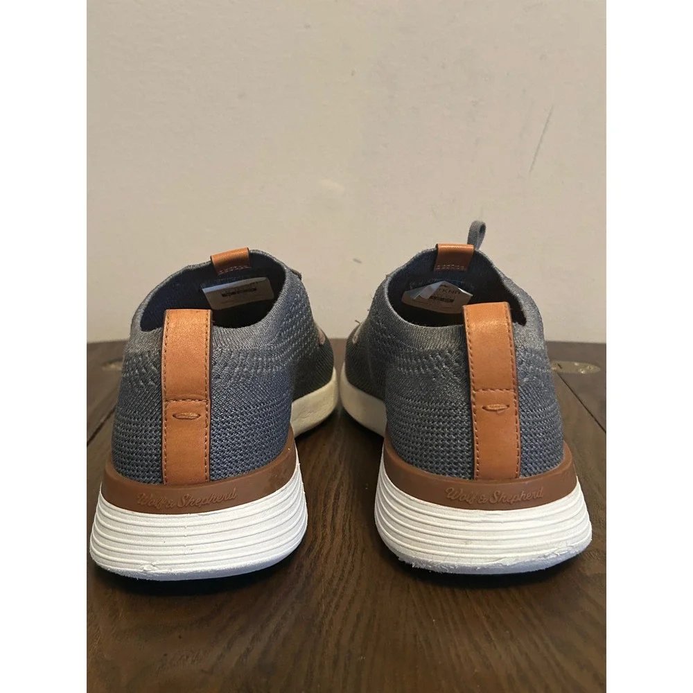 Wolf &‎ Shepherd Gray Swift Knit Derby CasualSneakers Unisex Men's 10 Women's 12